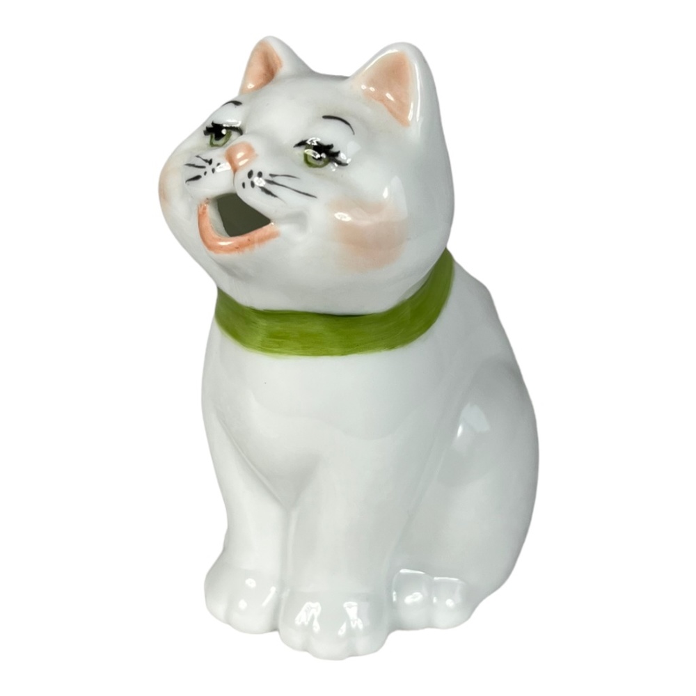 Hand Painted Cat Creamer or Small Pitcher‎